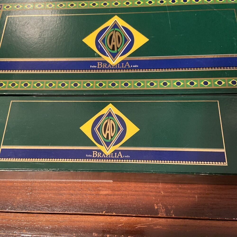 Cigar Box CAO‎ Brazilia Amazon Empty Double Door Flip Top Lids Cardboard